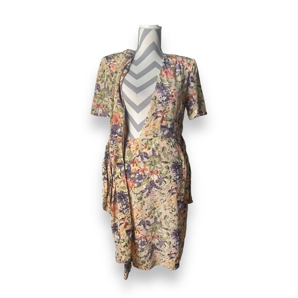 Gillian Vintage Wrap Dress Size 6 - Picture 6 of 8